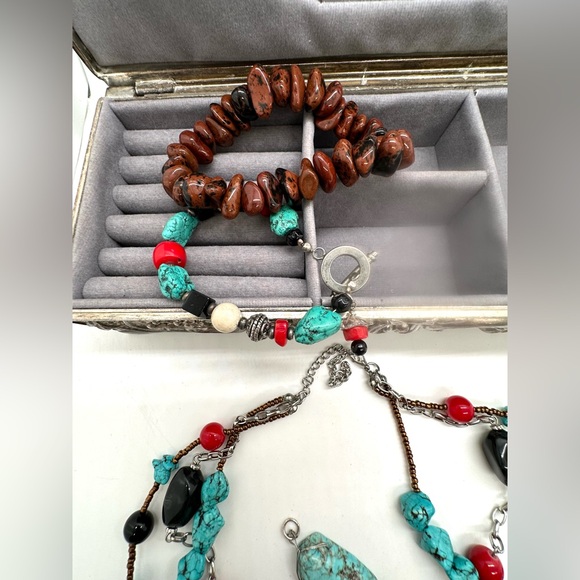 Southwestern Turquoise Jewelry lot - Picture 7 of 17